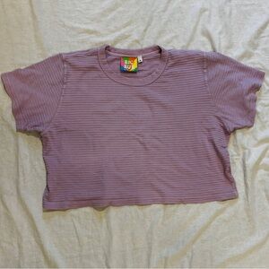 Big Bud Press Honeycomb Lilac Purple Short Sleeve Tee